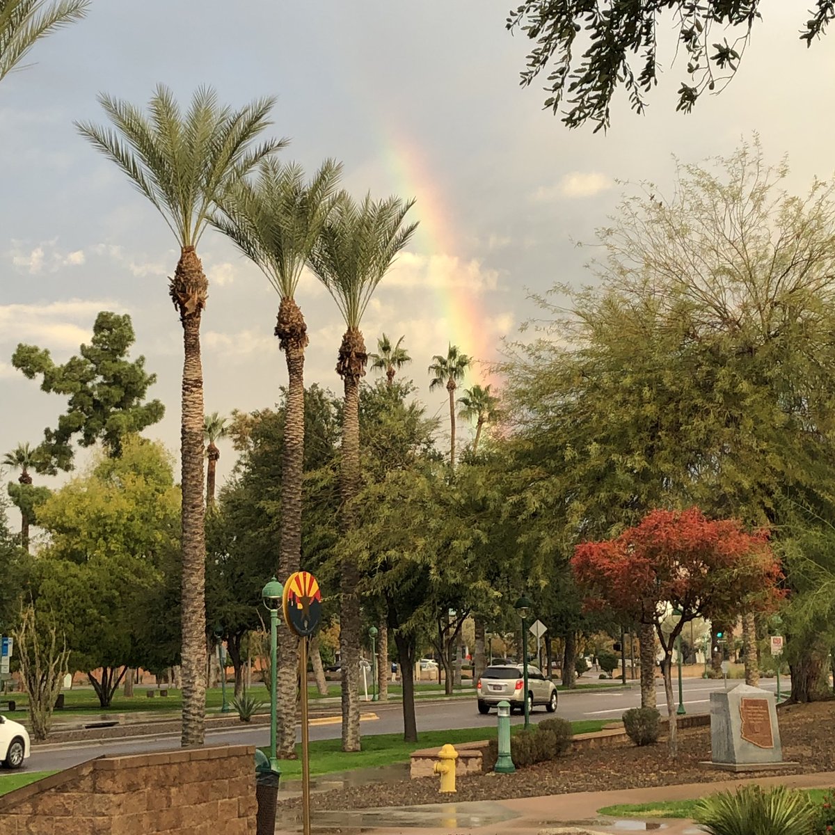 A rainbow over your event is a good sign, right? #CapitolConversations