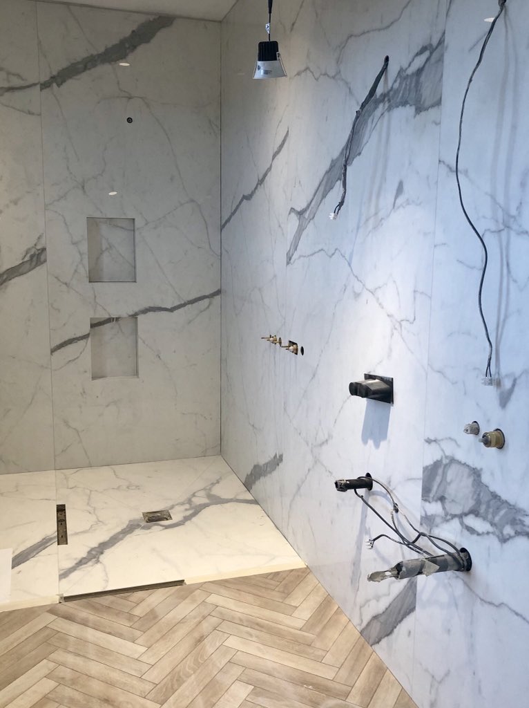 PaulaGowar's tweet image. Bathroom coming along nicely #interiors #interiordesign #balancedesign #NW3