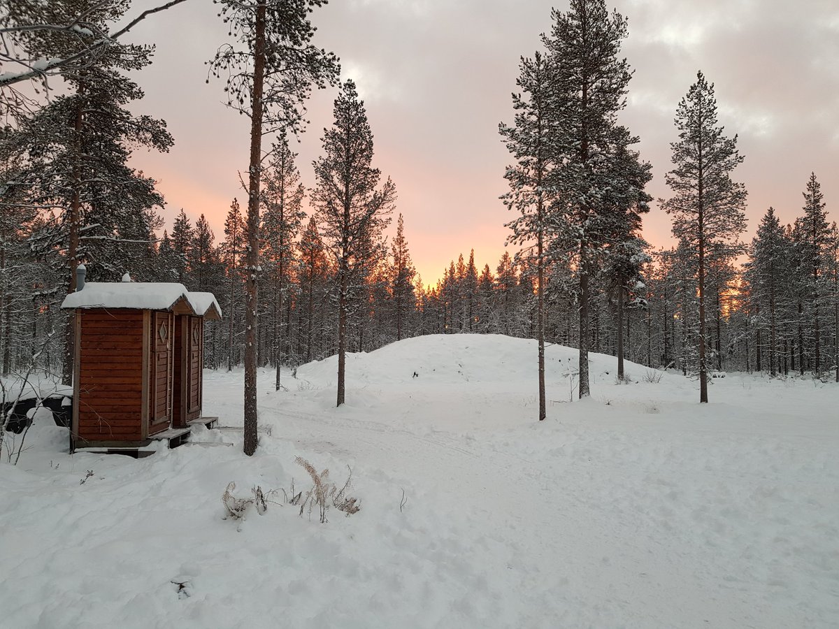 Mummytravels's tweet photo. Another snowy day in Finnish Lapland - heading just outside Levi to go husky sledding and for a ride in a reindeer sleigh. After a bit of time playing in the snow of course (including snow angels) #ad @InghamsSki #santabreak https://t.co/pxSIejkB9i
