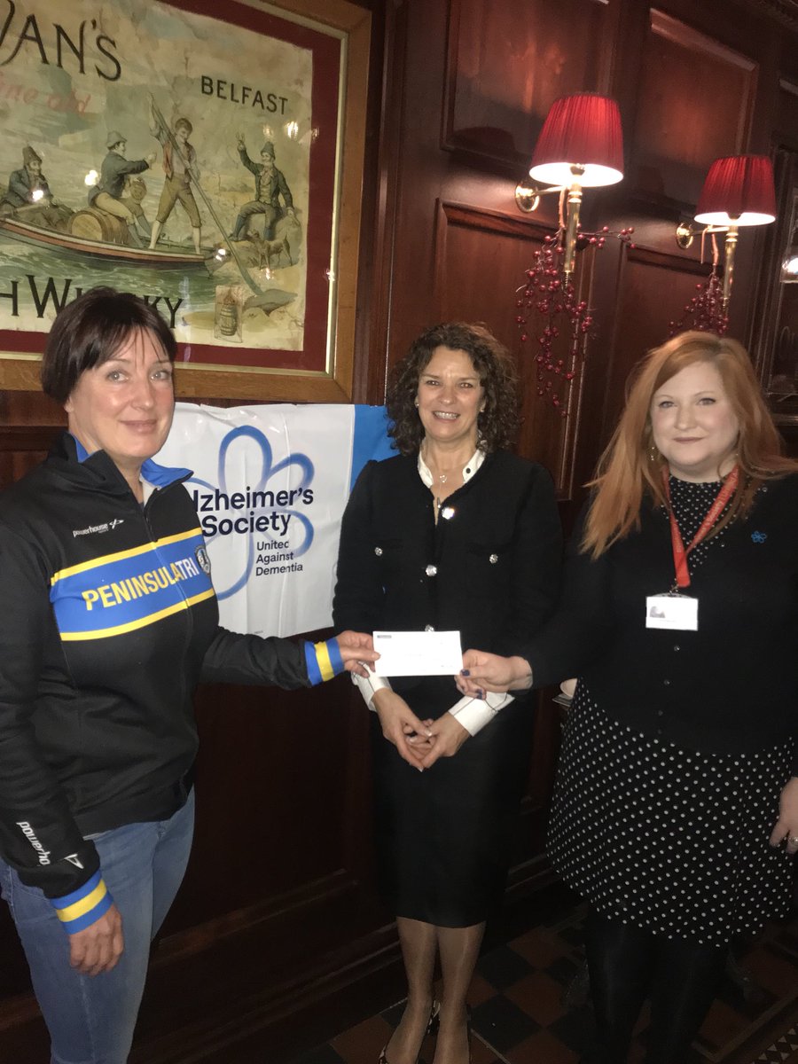 A fantastic turnout today for the <a href="/EdwardsandCo_/">Edwards Solicitors</a> #COTY coffee morning! <a href="/Pentriclub/">Peninsula Tri Club</a> attended and donated £1500 from their various events! A M A Z I N G ! <a href="/AlzSocNI/">Alzheimer’s Society Northern Ireland</a>