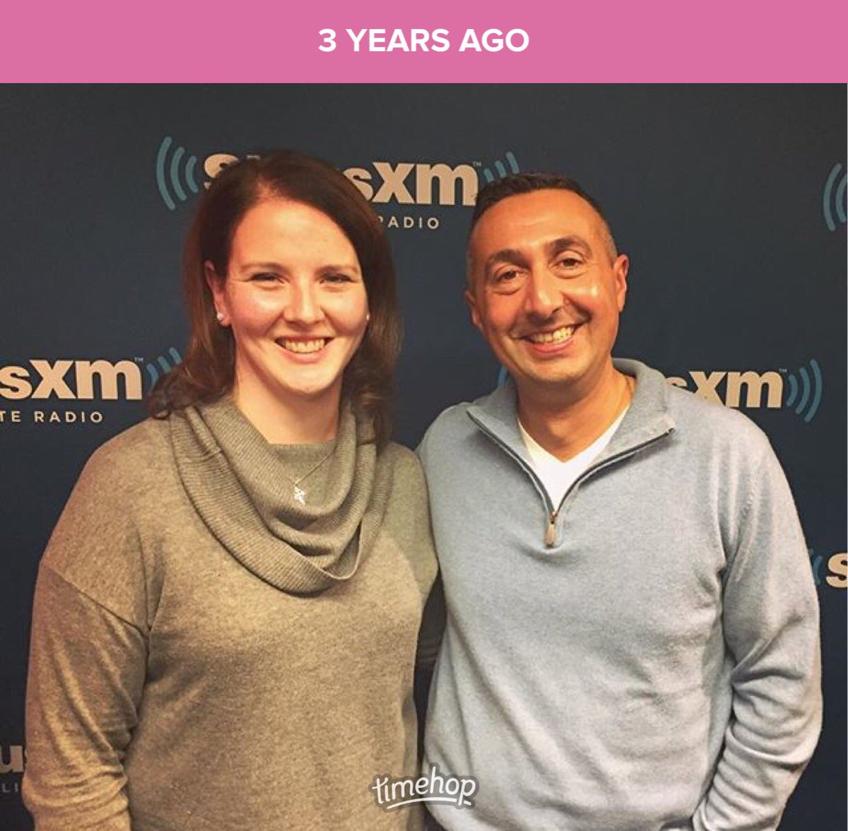 Happy to see this pic in my feed today. Such fun being in the audience and getting to talk on the show with you!