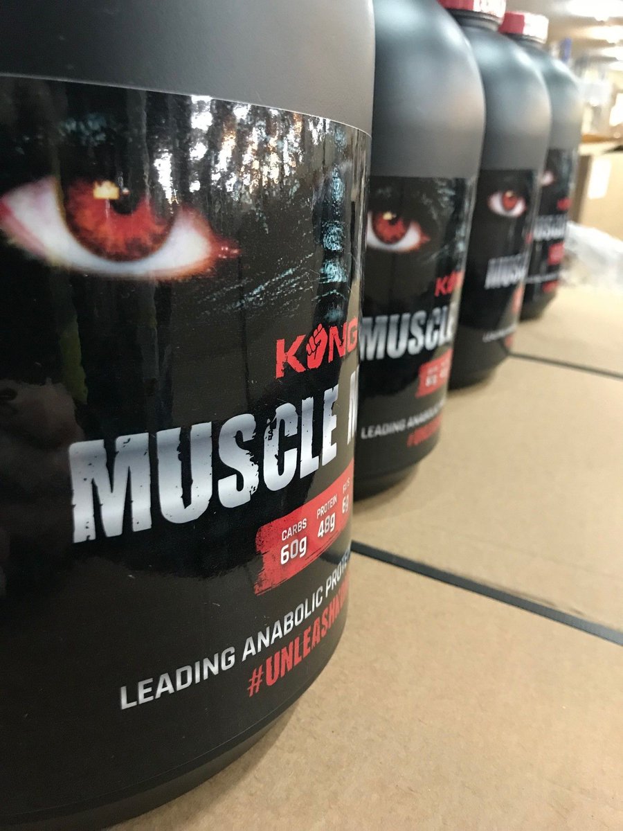 #UnleashKong in a whole new way. The first ever Kong protein powder is here. 

📲📲 buff.ly/2AXF1Xe