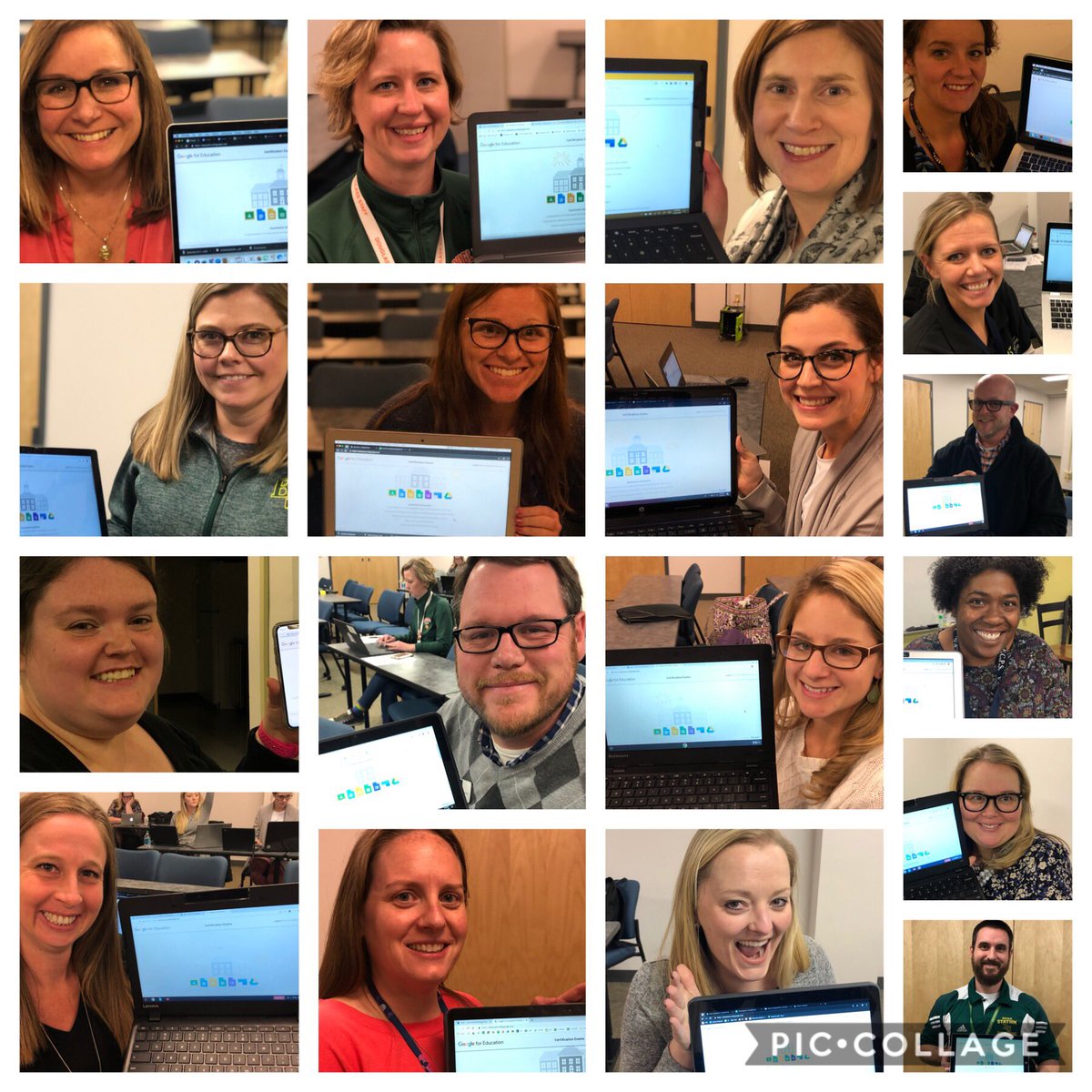 fcpsoit's tweet photo. Check it out! 18 @FCPSKY educators are now @GoogleForEdu Level 1 & 2 Certified Educators. We can’t wait to see the amazing things you continue to do! #edtechvip @EdTechKelly @JerryBroyles1 @Amysmusings https://t.co/4ysGNejPgx