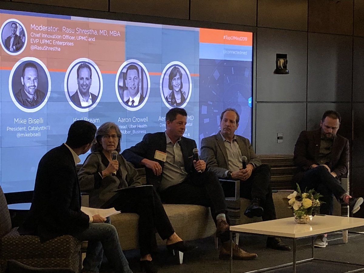 jasonawolf's tweet photo. Love this panel - about moving our ideas to action. But not action for action sake, rather recognizing alignment, collaboration and “intentional collisions” for change! This will ensure the relational system healthcare can and MUST be! #TopOfMind2019 #ToCareisHuman #PXTogether https://t.co/FVsDaalwds