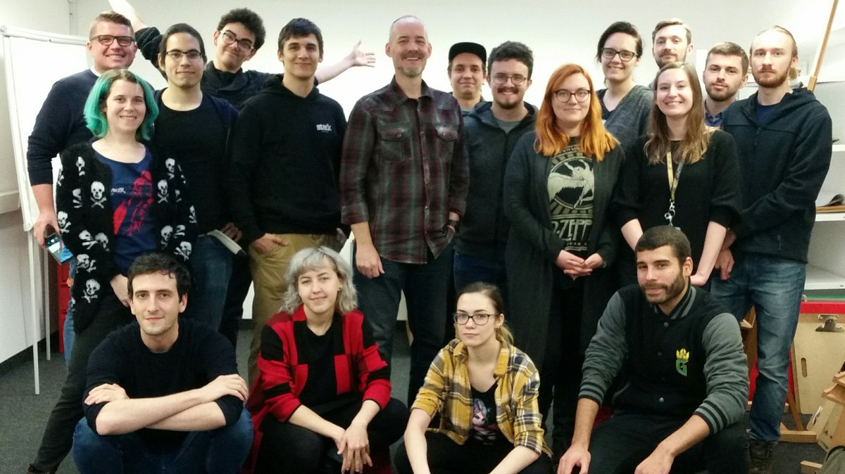 Nathan Fowkes Art on Twitter: "With the @PlayGwent art team at CD Projekt  Red in Warsaw Poland, good times!… "