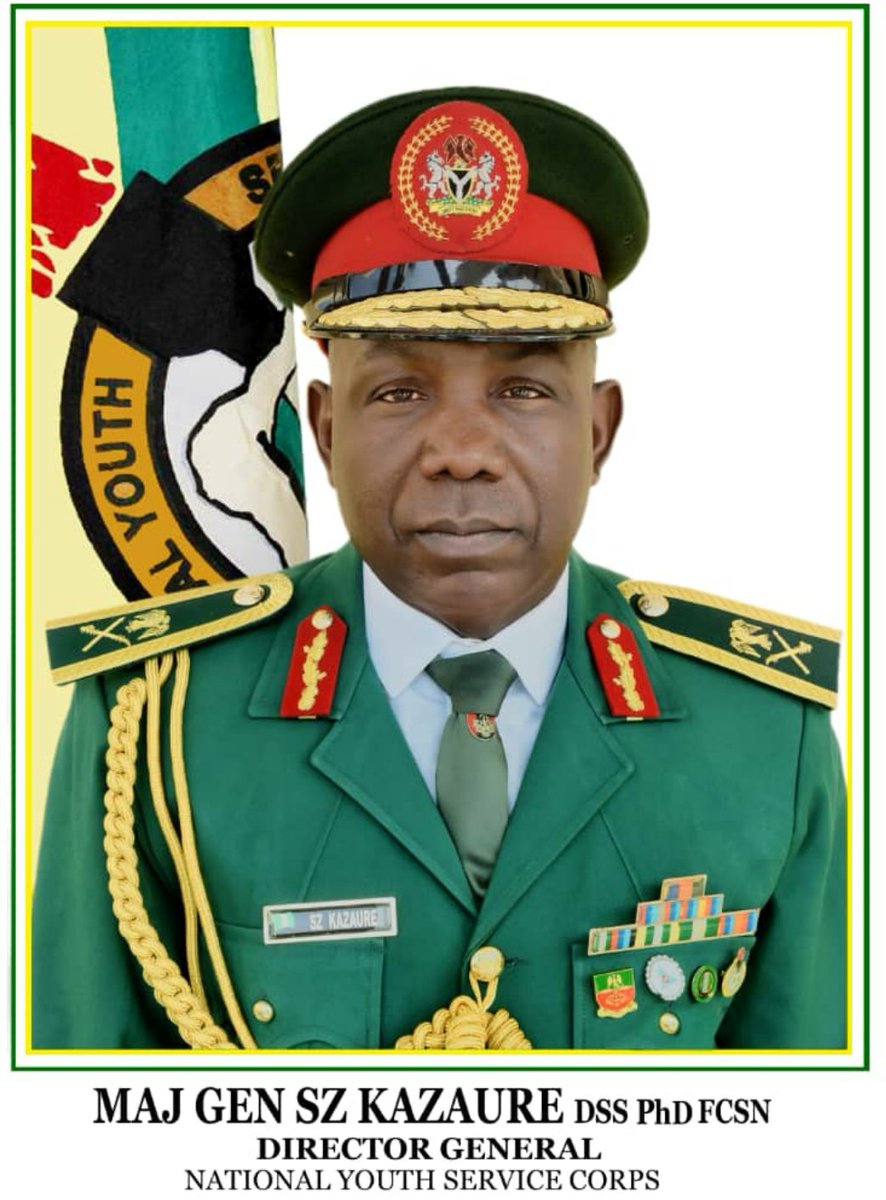 officialnyscng's tweet photo. NYSC celebrates the elevation of General SZ Kazaure https://t.co/cu9q6AMLOr https://t.co/JBQQ3b9g3M