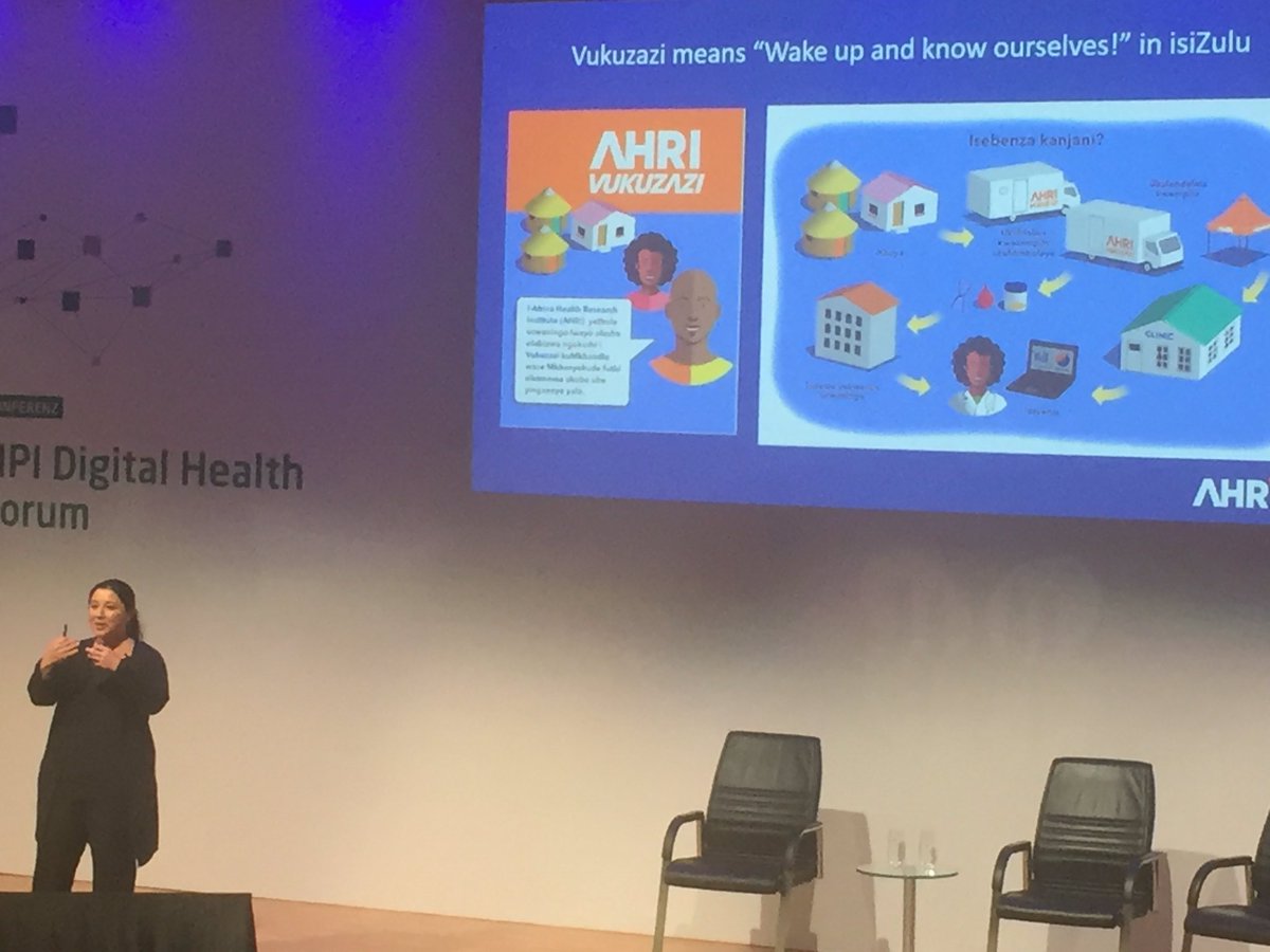 Check the “Vukuzazi (wake up and know ourselves)” aproach from @AHRI_News to tackle #tuberculosis and #HIV. Dr. Emily Wong explains how apps, sms, demographics, field work and more, have been put together to fulfill a medical need. @HPI_DE #HPI_Health @GlobalFund