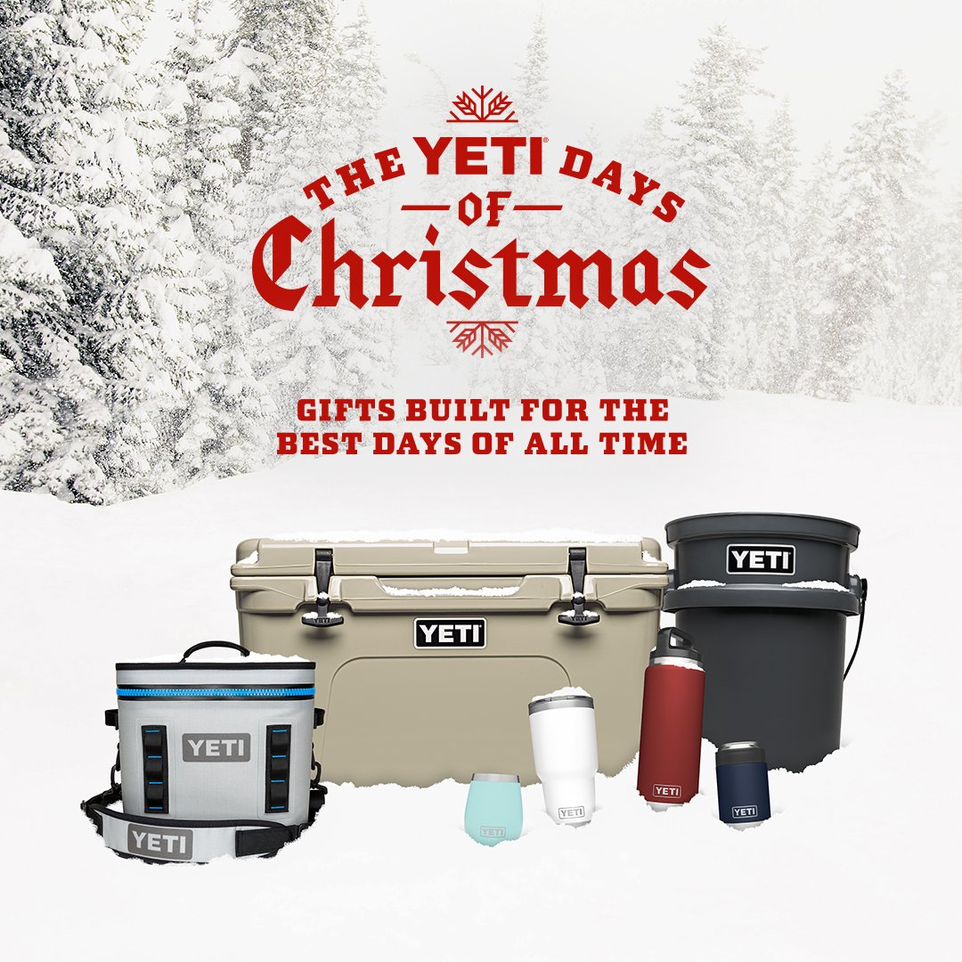 'Tis the season for all things <a href="/YETICoolers/">YETI</a>!
