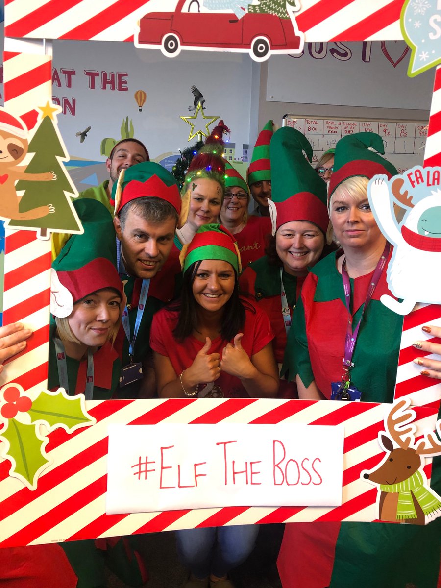 AnglianWater's tweet photo. Festive spirit at our Lincoln office today to raise awareness &amp; fundraise for @alzheimerssoc Even one of our company directors joined the silliness for a serious cause #ElfBoss 🎅🏼@DementiaFriends is a great way for our staff to learn how we can support people living with dementia https://t.co/7dvuDB9Glt