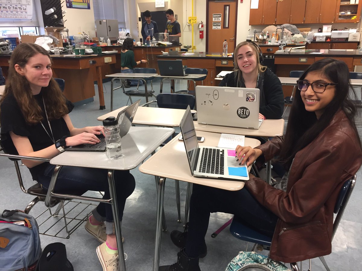 Students exploring projects involving bio plastics, solar energy, electrical energy, and psychology! #gcisdsci