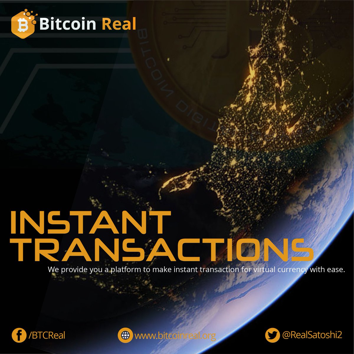 No additional fees and no time-consuming process. Make transactions without any hurdles.

#BR #Convenience #NoFees #TimeSaving

FollowUs: 
Facebook: facebook.com/BTCReal/ 
LinkedIn: linkedin.com/company/btcrea… 
Twitter: x.com/RealSatoshi2 
Instagram: instagram.com/realbitcoin321/
