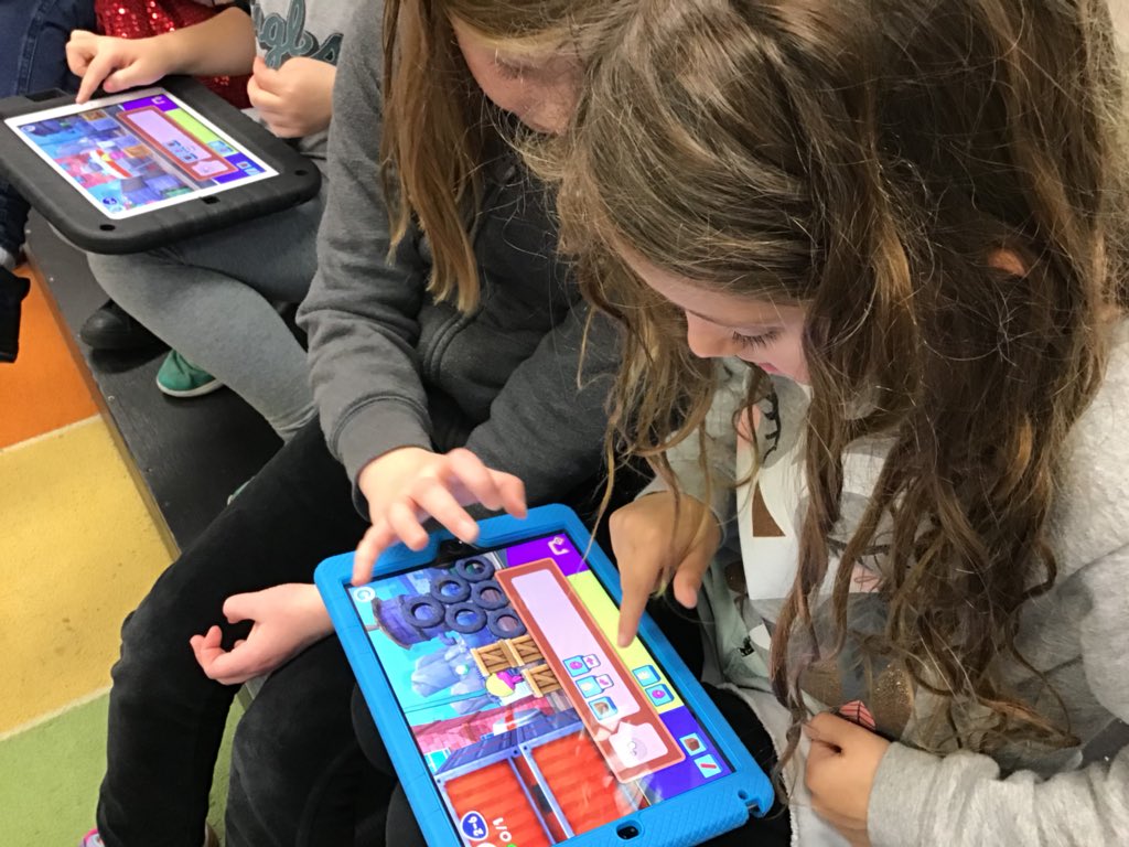 LauraFornwald's tweet image. More fun for computer science week - second graders had a blast programming on CodeSpark Academy! @CBDoyleElem @PADeptofEd #hourofcodeinPA #CSforALLPA