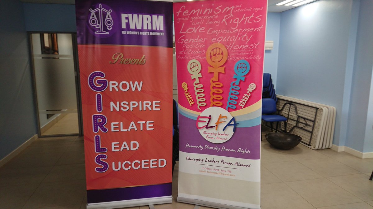 FWRM1's tweet photo. The GIRLS AND ELFA Career Workshop kicks off with @elfa_Fiji Kele giving words of welcome!! #GIRLSLead The event is supported by the Australian Government through @iwda https://t.co/Q3CKfVPqir