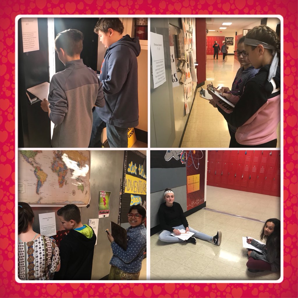 bohrmannfms's tweet photo. How do we make ratios more fun? Going on a scavenger hunt in the hall! #mittenssnowflakesratiosohmy #kinestheticlearning https://t.co/nOgHIJSiMD