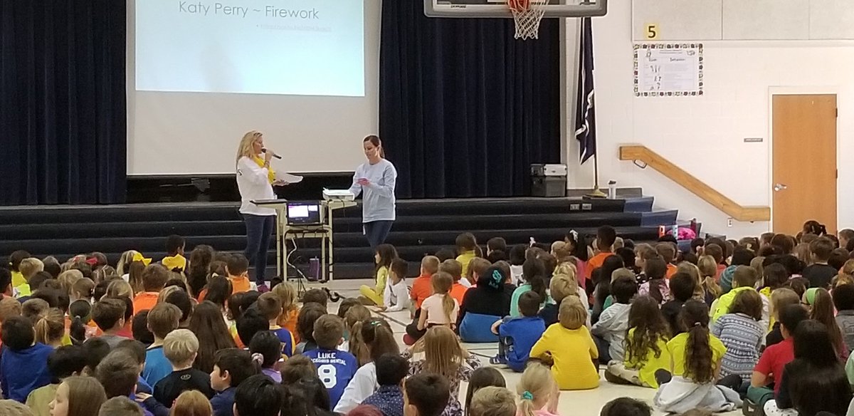 TimSparbanie's tweet photo. Our rock stars -AP @deedeehw5 and counselor @LCPScounselor leading the way with our #inclusiveschoolsweek celebrations @LowesIslandElem. Helping our students recognize and celebrate our uniqueness -- Just Like Me. #spottedatLOW #lcps19 https://t.co/N8Ne92CL4N