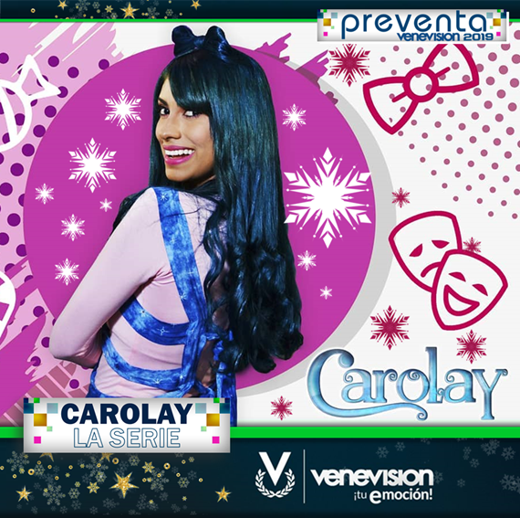 CarolayTV's tweet photo. En el mágico 2019✨ la bella #Carolay llegará para luchar por sus sueños en #Venevisión ¡#TuEmoción!... #VenevisiónMeGusta #Preventa2019 🍭💫💞 https://t.co/vC8Ph5t8ME
