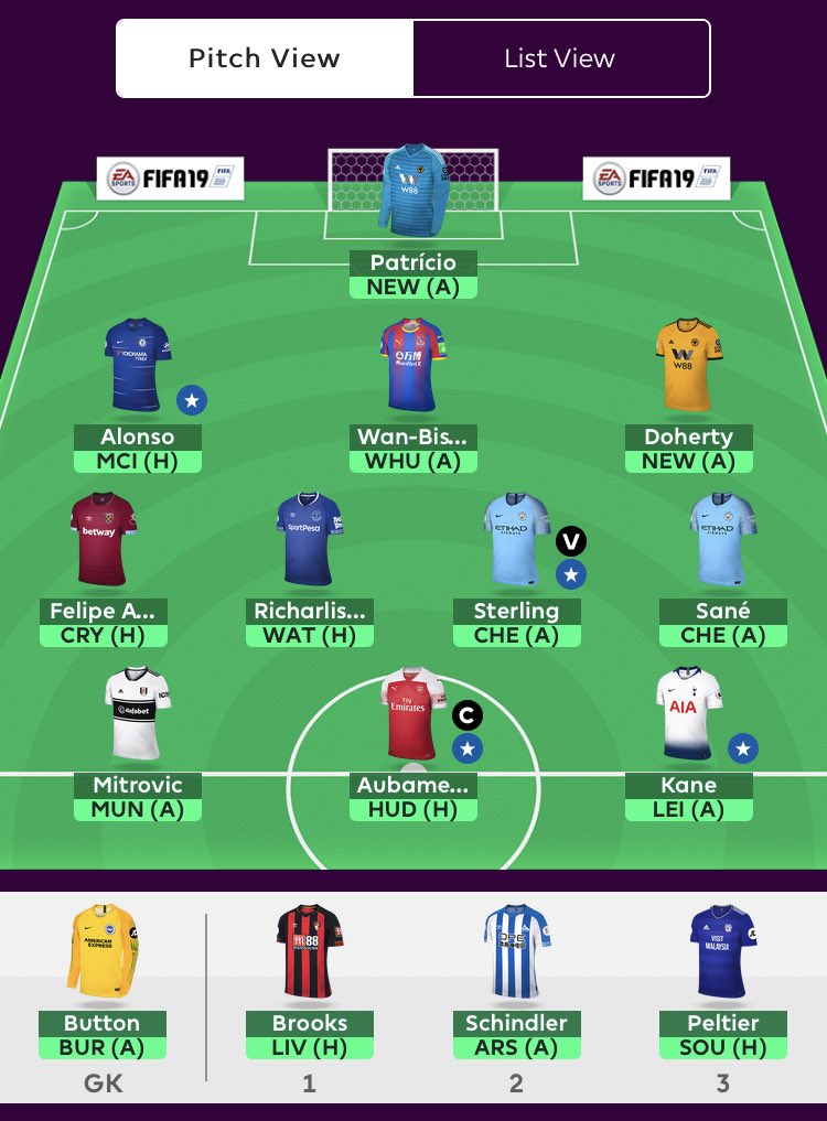 alexwaterbaby's tweet photo. On to FPL; and it’s Robertson, Salah, Arnie to Schindler, Sterling, Aubameyang. #NoLiverpool! #fpl @FPLgeek20 good luck all and see you in sunny Blighty! https://t.co/D1874JNEjR