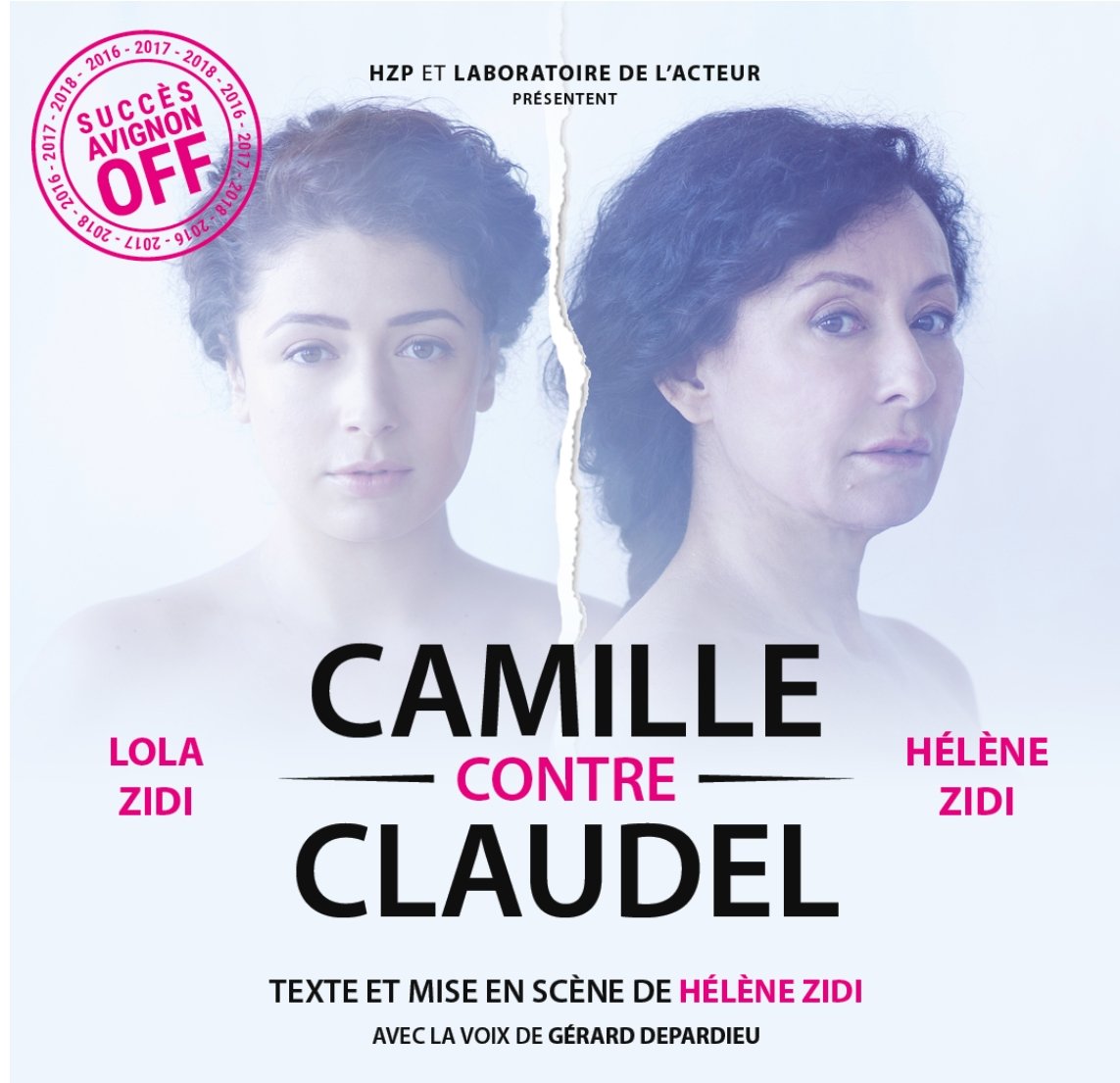 Belle idée de faire dialoguer Camille Claudel avec elle même à différents âges de sa vie <a href="/HlneZidi/">Hélène Zidi</a> et <a href="/ZidiLola/">lola zidi</a> l'incarnent avec sincérité et bcp d'émotion 
Camille contre Claudel
Théâtre du Roi René Paris