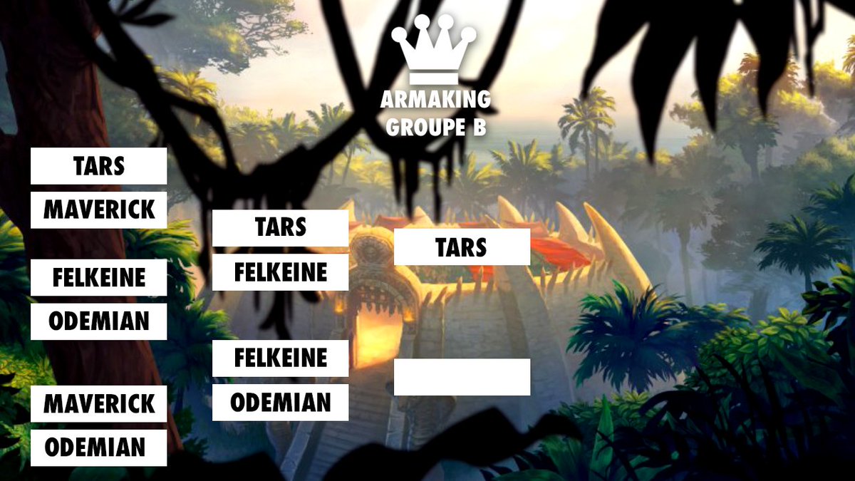 armateam's tweet photo. #ArmaKing @Maverick_HS a été vaincu ! 😱

🔜 @OdemianHS  🆚 @Felkeine 

📺 https://t.co/gYCeDggQOv https://t.co/SbEpbYZNxx