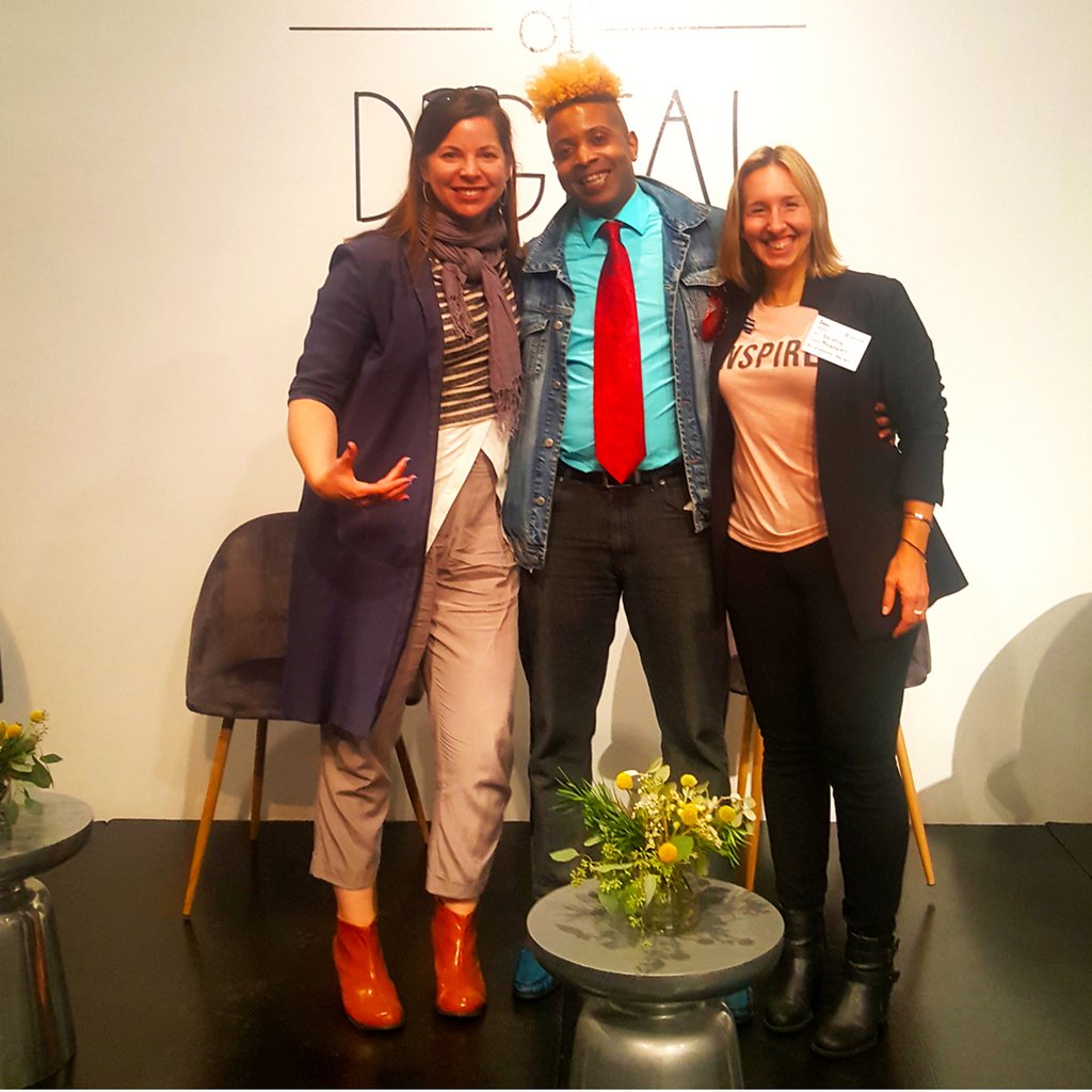 iamtaboutmf's tweet image. #FlashbackFriday A great night of listening, talking and #goodvibes at the @janesofdigital &quot;Advocacy through Storytelling&quot; discussion with @kateo author of #TechHumanist during @smx in #NYC 😎 #TabouTMF 🎤 #DJTabouTMF 🎧 #UndefinableOne 👑 #MrUndefinable 🔊 #JanesOfDigital #SMX