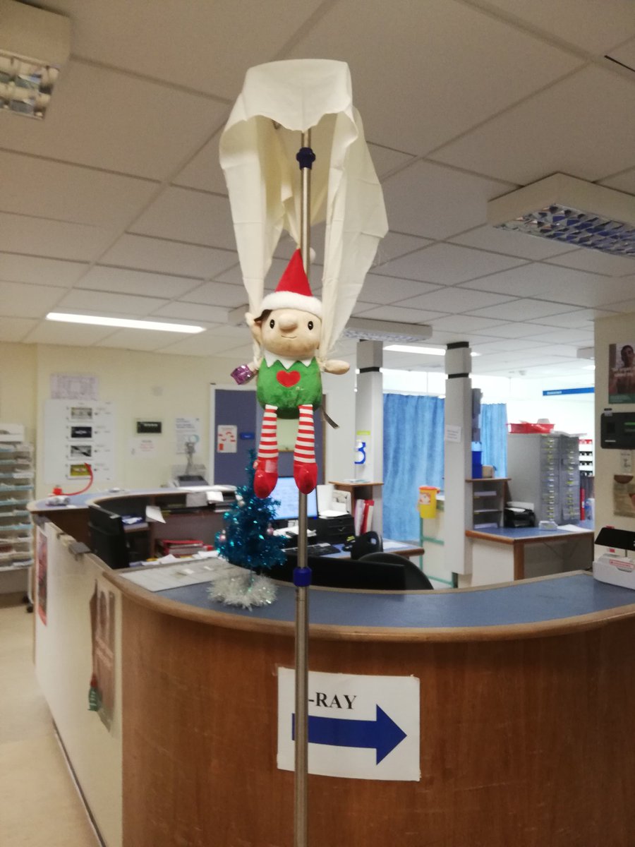 Breech the elf is back to spread Christmas cheer #elf  #christmas <a href="/WishawGen/">University Hospital Wishaw</a> <a href="/EmergencyDeptWG/">EmergencyDeptWGH</a> <a href="/PenderAndy/">Andy Pender</a>