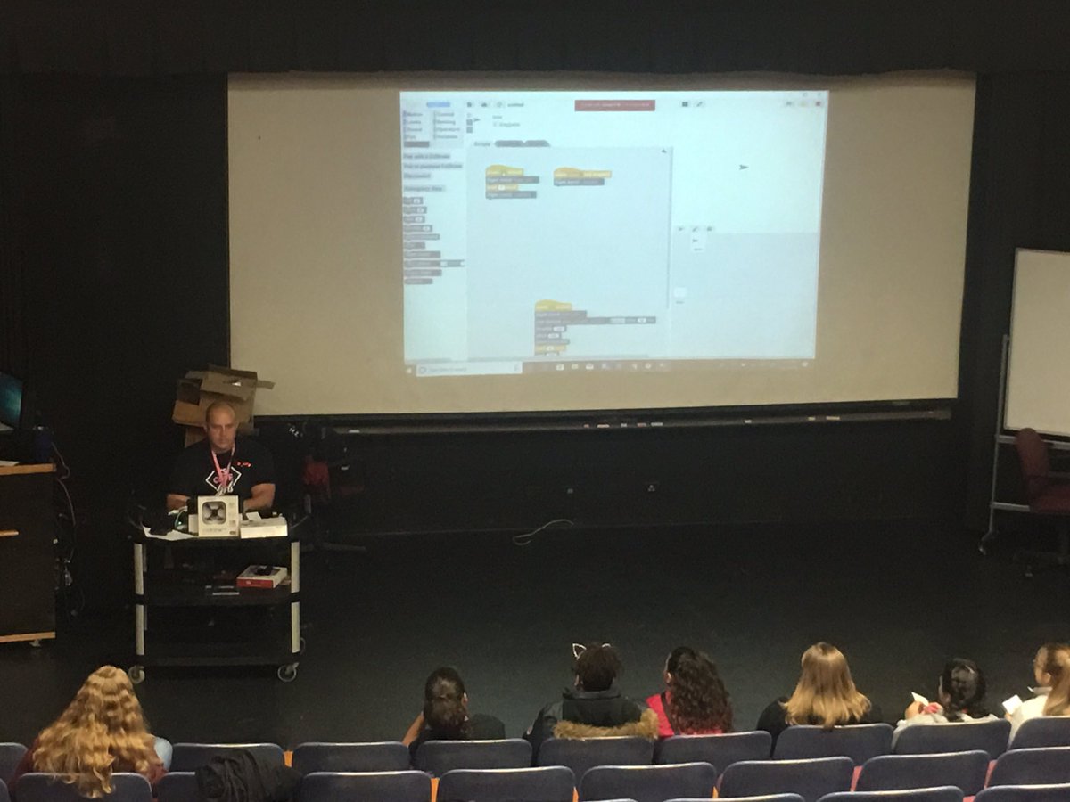 DoerschukPLTW's tweet image. Learning to code drones is awesome! CoDrones were flying so fast I couldn’t even catch them on film! #CSCodeGirls2018 #CoDrones #justorderedoneformyclassroom