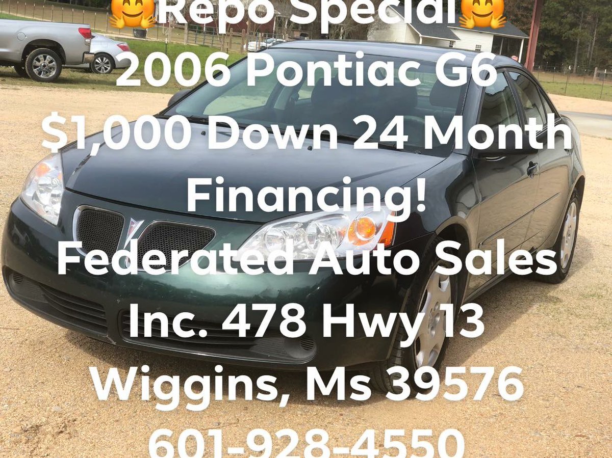 #RepoSpecial #06PontiacG6