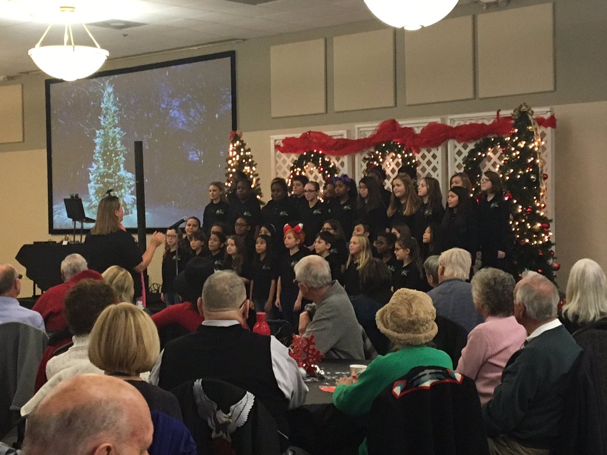 So proud of Erika Brown and our Big Shanty Eagle Chorus as they performed at KSU for “Doughnuts and Notes” this morning!#bsiholiday18 #BSIEaglePride <a href="/BigShantyMusic/">BigShantyMusic</a>