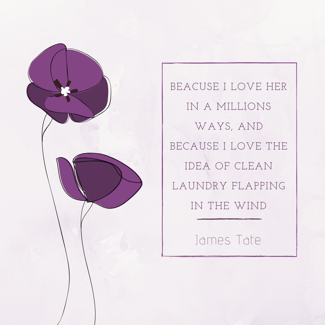 Happy Birthday James Tate! 
