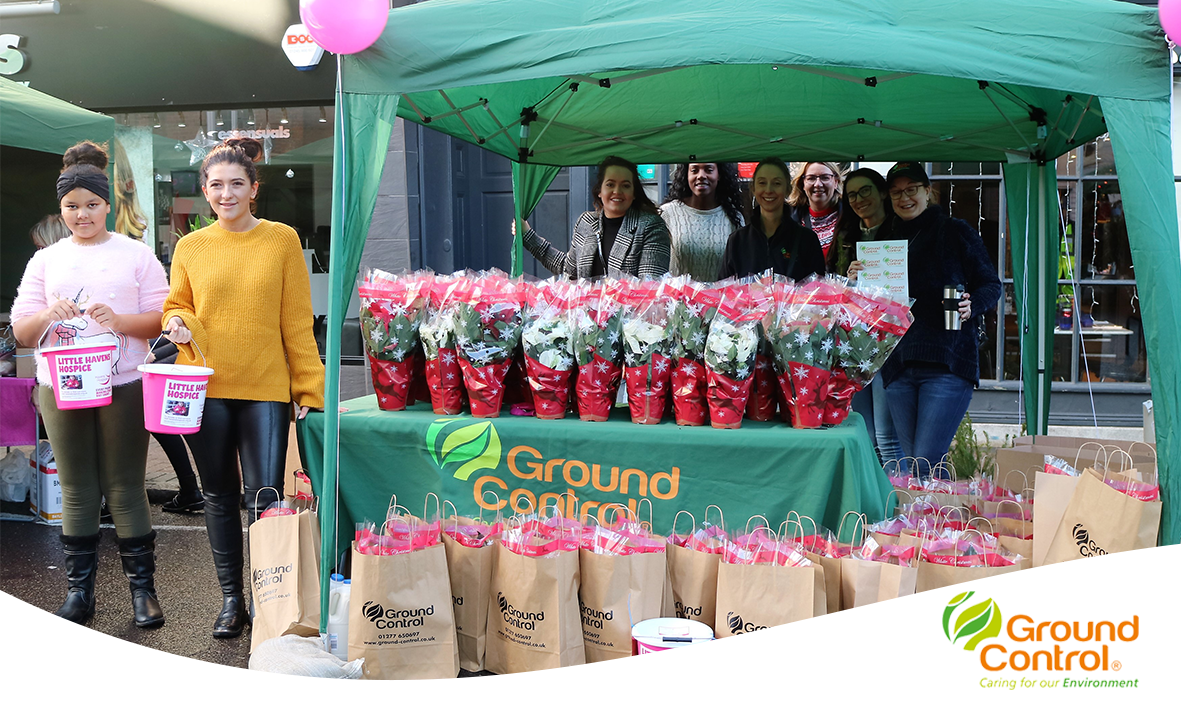 GroundControlGC's tweet photo. We raised £1020 for @HavensHospices at #Billericay Christmas Market on Sunday! A huge thanks to @JohnsonsWhixley for supplying the poinsettias and to everyone who joined in and donated #Billericay #ChristmasMarkets #Charity https://t.co/s7fnBLRUrG
