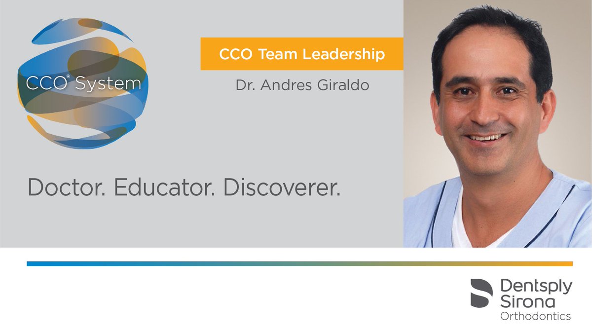 DS_Ortho's tweet photo. Our #CCOSystem Spotlight is on Dr. Andres Giraldo! Dr. Giraldo is a member of our CCO Leadership team as well as the director of the pre-clinic and clinic of CCO in the Universidad Autonoma de Manizales’ orthodontics program. Find out more at https://t.co/sZZck3FeHn #orthodontics https://t.co/SukY4FFIu2