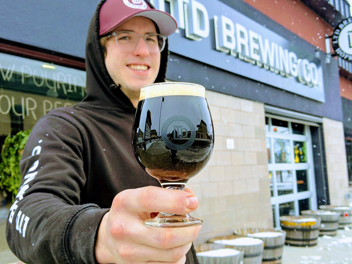 It's #FirkinFriday everyone! Michael whipped up a raspberry honey porter which should pair nicely with this 15 deg. weather! Available when the doors open at 2pm. Don't forget it is #LiveMuiscFriday! Matt Yetter &amp; his electric slide guitar go live in the taproom starting @ 7:30!