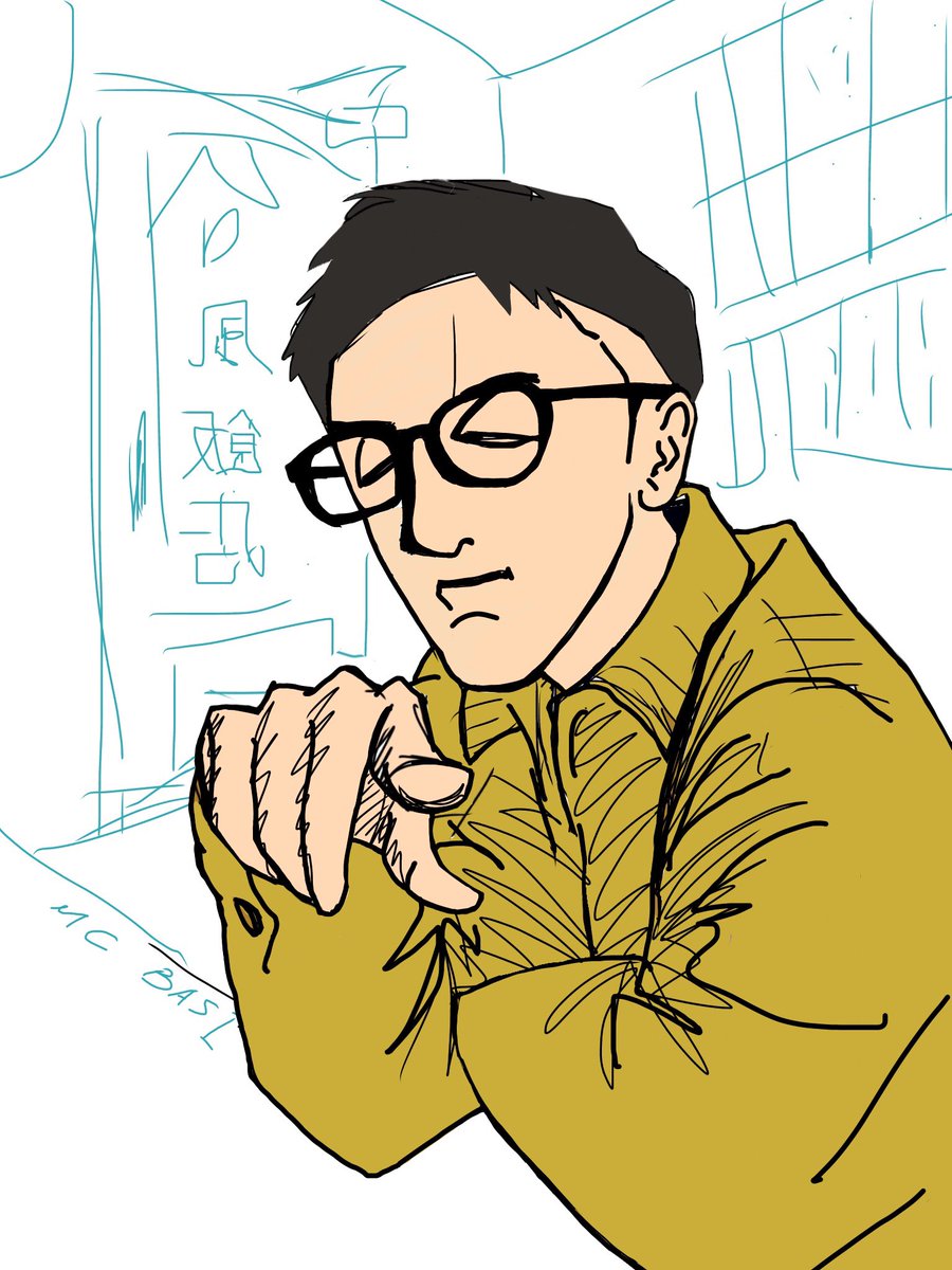 minters_store's tweet image. mcのbasiさんが好きで何度か描きました。いつかうまく描けるようになりたい。#basicmusic #basirap 
#hiphop #chillhop #イラスト #デザイン #design #イラストのお仕事 #似顔絵 #オーダー似顔絵