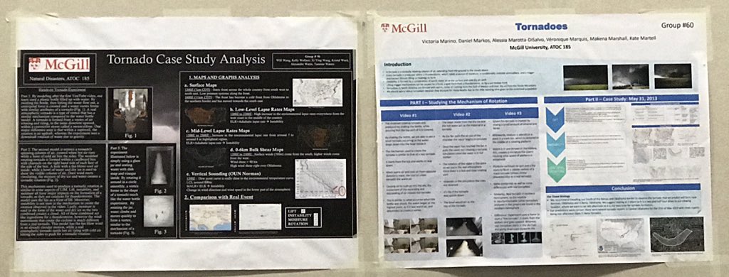 McGillTLS's tweet photo. Amazing example of #fippedlearning with John Stix and John Gyakum in a large class on Natural Disasters. Students doing posters in a 600 person class #beyondgrading #assessment https://t.co/JaKXUKFOPX