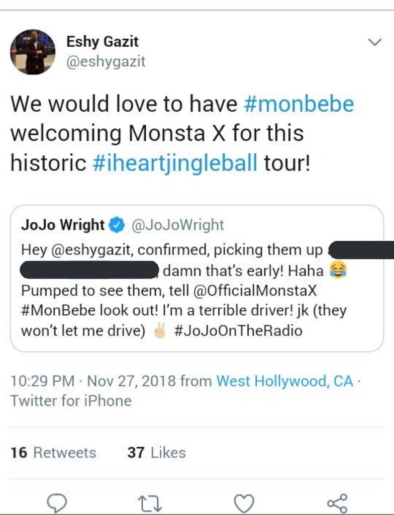 Last week he and JoJo Wright (someone else i advise you to block) leaked Mx flight arrival. They let the post up for 3 hours, despite monbebes begging them to take it down. None of them apologized yet