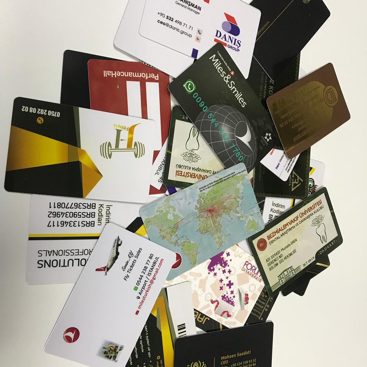 Çipli, Akıllı (RFID) Manyetik 760 mikron PVC kart @ Büyükçekmece, İstanbul