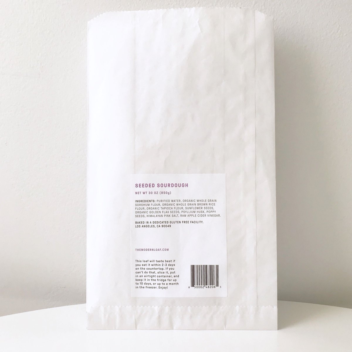 Our packaging.  Bold, clean, simple and beautiful.  Just what we were going for!  Thank you <a href="/_BrightDesign/">Bright Design</a>! #themodernloaf #madewithnothingtofear #packagingdesign #brandingdesign #branding #foodmarketing #brandidentity