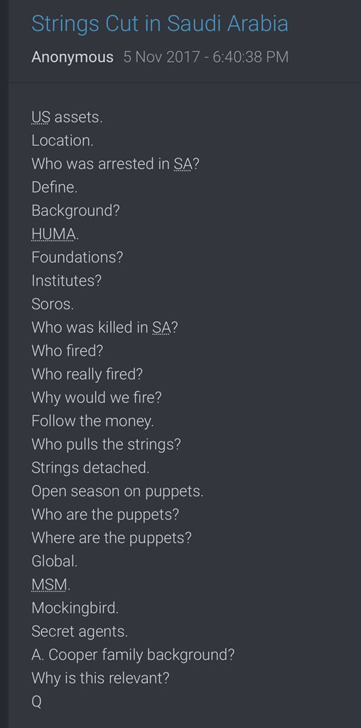 When you are in a TRUST. You are BOUND by it. Q99US assets.Location?Foundations?Institutes? Soros.Follow the money.Who pulls the strings?Strings detached.Open season on puppets.Who are the puppets?Where are the puppets?Global. @POTUS  #QAnon  #QArmy  #WWG1WGA  #TRUST