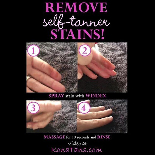 Kona Tanning Company On Twitter It S Happened To All Of Us Self Tanner Stains On The Hands And Feet Watch Our Quick Video To Find Out How To Quickly And Easily Remove