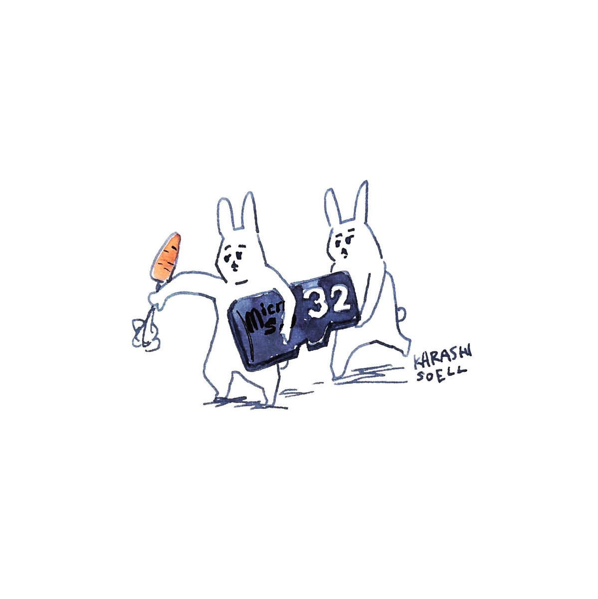 カラシソエル イラストレーター Pa Twitter 今日のイラスト Microsdを運ぶマイクロなうさぎ 持ってるおやつのにんじんはものすごく小さい 今日のカラシイラスト カラシソエル イラストレーター Pa Twitter 今日のイラスト Microsdを運ぶマイクロなうさぎ 持ってるおやつのにんじんはものすごく小さい 今日のカラシイラスト