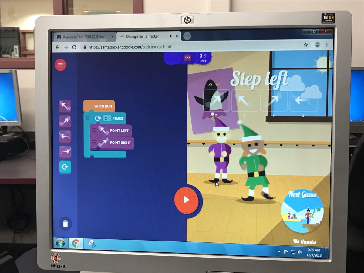 psms_library's tweet image. SSs using #googlesantatracker to participate in #hourofcode2018.  Grade 8 loves it!  @PSMSprincipal @PSMSMediaTech @PlymouthSch @PPS_ELA