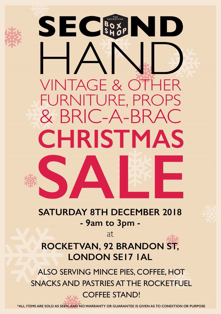 RVBoxShop's tweet image. It’s our Christmas Vintage Sale tomorrow!! Saturday 8th December..Weather looks dry and we have so many bargains to be had! See you there! @RVBoxShop 
#vintagesale#secondhand
#Christmasshopping#upcycle