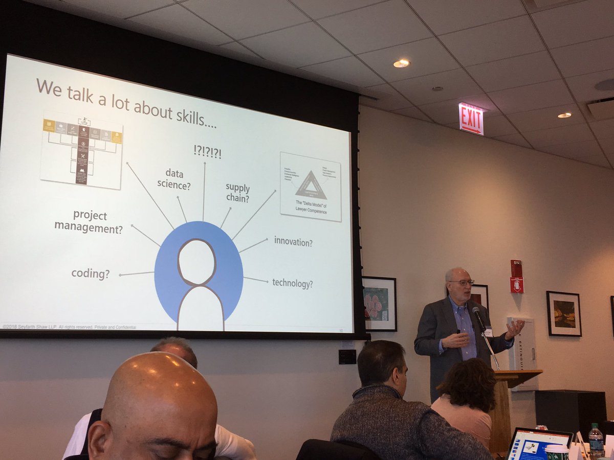 alysoncarrel's tweet photo. Excited to hear @stephen_poor mention @DeltaModelLawyr in his presentation today @NorthwesternLaw. #holisticlawyering #futureoflaw  @NLawBizTech @edgeofempty @LegalExecutives https://t.co/VBcQyALiQT