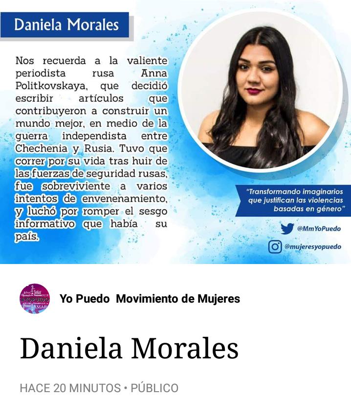 mesajovenmeta's tweet photo. Desde el @MmYoPuedo te invitamos a conocer nuestraa lideresas, como un reconocimiento a su trabajo y liderazgo en nuestro proceso. 
https://t.co/qNbpc73W1w https://t.co/6c2okRAcxD