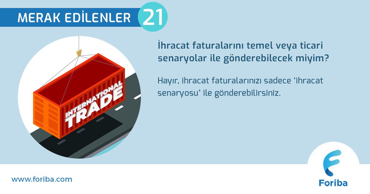 SovosTurkey's tweet photo. Merak edilenleri cevaplıyoruz #21
#sorusor #foribabilir #merakedilenler #foriba #ihracat #efatura https://t.co/M93URSnTBF