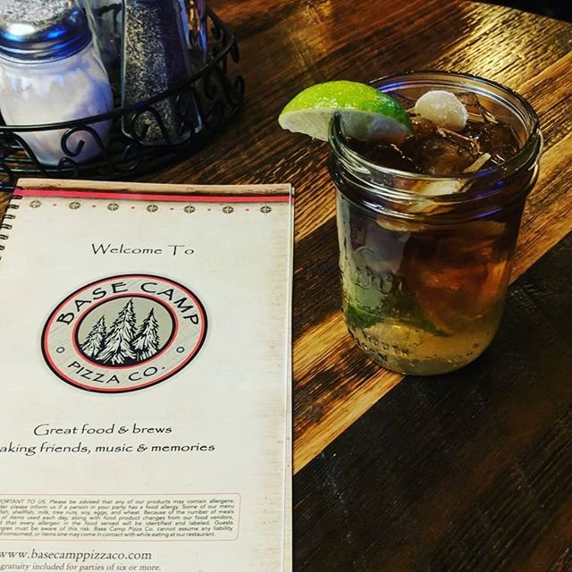 BaseCampPizza's tweet photo. How do you Apres Ski? We relax with a Dark n Stormy Mule, made with Sailor Jerry Dark Rum. || Photo: https://t.co/vwayAOhi8M https://t.co/OthazdfJMl