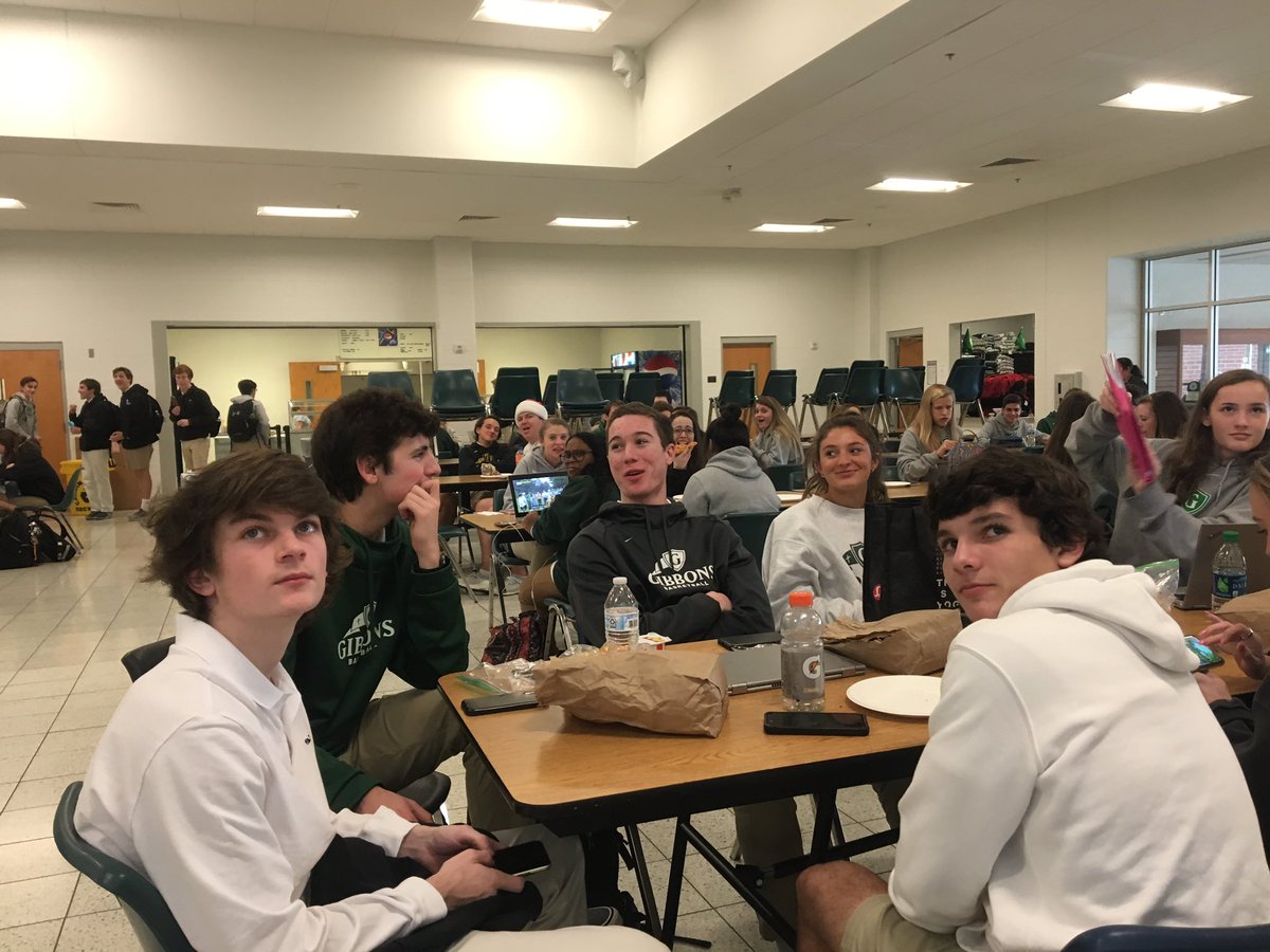 rogosich's tweet photo. Remember when TVs had 4 channels, no remote, and we ALL watched at the same time?  We still do at Gibbons. #cgengage https://t.co/42vp9dOL77