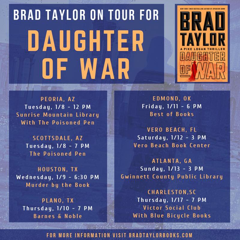 Brad Taylor On Twitter I M Excited To Announce The Book Tour For