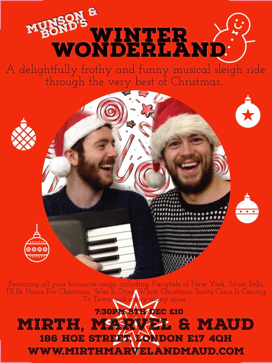 e17puppet's tweet image. A fantastic Christmas cabaret event from one of our E17 Puppet Project family @NigelMunson - Saturday 8th December in #E17 folks, get your tickets! #talentedteam #walthamstow #christmas
 mirthmarvelandmaud.com/event/munson-b…