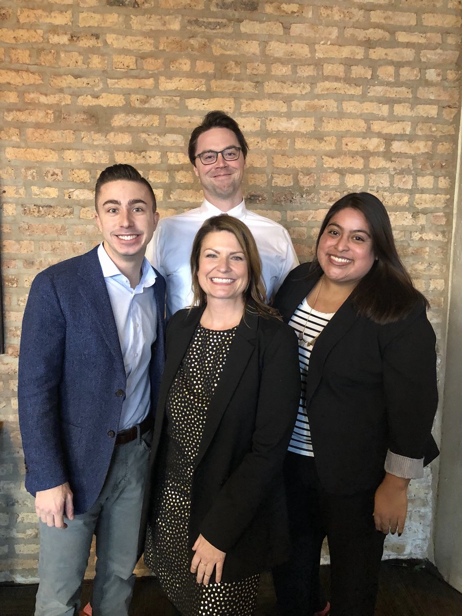 tylerLhough's tweet photo. Some of the Advancement team at #CristoReyChi attended an awesome #AFPChicago breakfast with #LoyolaChicago’s Seth Green and #YWCA’s Dorri McWhorter this morning. 

#networking #careerdevelopment #socialimpact #professionaldevelopment https://t.co/LyfZIQQ6A9